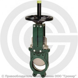 Задвижка шиберная односторонняя с выдвижным штоком Ду-350 Ру-7 (Т<80°С) VG3400 Tecofi