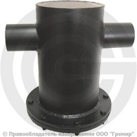 Грязевик абонентский вертикальный стальной под приварку Ду-65 Ру-10 КАЗ