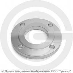 Фланец плоский нержавеющий 12х18н10т 1-80-10 ГОСТ 12820, Ру-10, Ду-80