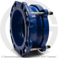 Муфта чугунная соединительная для ПЭ труб Ду-50 (Дн 63-63) Ру-16 L=90мм ПФРК-Е Муфта чугунная соединительная для ПЭ труб Ду-50 (Дн 63-63) Ру-16 L=90мм ПФРК-Е