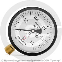 Манометр радиальный диаметр 100мм 0-10 кгс/см2 (0-1,0 МПа) G1/2" ДМ05-МП-3У Стеклоприбор Манометр радиальный диаметр 100мм 0-10 кгс/см2 (0-1,0 МПа) G1/2" ДМ05-МП-3У Стеклоприбор