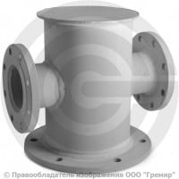 Подставка пожарная фланцевая односторонняя ППФО стальная Ду-250