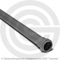 Труба PP-H канализационная серая Дн 40х1,8 безнапорная L=1,5м в/к RTP (РосТурПласт) Труба PP-H канализационная серая Дн 40х1,8 безнапорная L=1,5м в/к RTP (РосТурПласт)