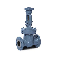 Задвижка стальная фланцевая под электропривод Ду-100 Ру-40 L=350мм (Т<450°С) 30лс915нж ЧАЗ