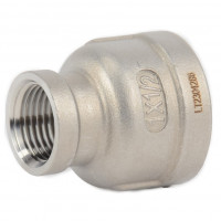 Муфта нержавеющая AISI 304 переходная Ду 50-25 (2"-1") Муфта нержавеющая AISI 304 переходная Ду 50-25 (2"-1")