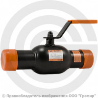 Кран стальной под приварку Ду-100 Ру-25 L=300мм АДЛ КШТ.10.100.25