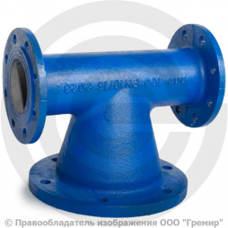 Пожарная подставка фланцевая ППФ Ду-300 ВЧШГ с ЦПП цинк+AL ГОСТ ISO 2531-2012