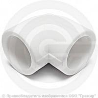 Угольник PP-R белый Дн 20 90гр PRO VALFEX Угольник PP-R белый Дн 20 90гр PRO VALFEX