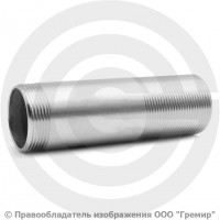 Сгон нержавеющий AISI 304 резьба-резьба Ду-8 (1/4") Сгон нержавеющий AISI 304 резьба-резьба Ду-8 (1/4")