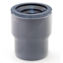 Переход PP-H на чугун серый Дн 110-124 б/нап без манжеты RTP (РосТурПласт)