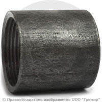 Муфта стальная ВР (ВН) Ду-50 (2") с фаской АС