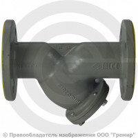 Фильтр сетчатый Y-образный чугунный фланцевый Ду-65 Ру-16 (Т<250°С) Giacomini R74F
