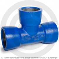 Тройник раструбный ТР Ду 300-250 Тайтон ВЧШГ с ЦПП цинк+AL ГОСТ ISO 2531-2012 Тройник раструбный ТР Ду 300-250 Тайтон ВЧШГ с ЦПП цинк+AL ГОСТ ISO 2531-2012