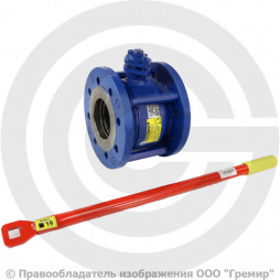 Кран стальной фланцевый Ду-40 Ру-16 L=73мм полнопроходной МАРШАЛ 11с67п СУФ.00.1.016.040