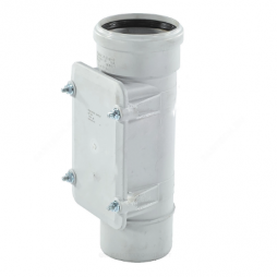 Ревизия PP-MD с крышкой бесшумная светло-серая Дн 160 (DN150) б/нап в/к Ostendorf Skolan dB SKRE