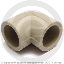 Угольник PP-R серый Дн 16 90гр Wavin Ekoplastik