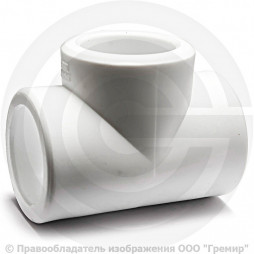 Тройник PP-R белый внутренняя пайка Дн 40 RTP (РосТурПласт)