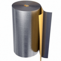 Рулон из вспененного полиэтилена 10/1,0-10 (Т<95°C) самокл с фольг чёрный Energoflex BLACK STAR DUCT AL