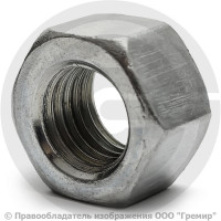 Гайка стальная оцинкованная М16 ГОСТ 5915-70