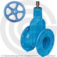 Задвижка чугунная фланцевая Ду-150 Ру-16 (Т<70°С) A 4000A Hawle Задвижка чугунная фланцевая Ду-150 Ру-16 (Т<70°С) A 4000A Hawle