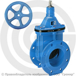 Задвижка чугунная фланцевая Ду-300 Ру-16 (Т<70°С) E2 4000E2 Hawle
