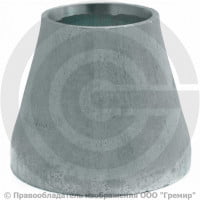 Переход 325х8-273х7 (Ду 300-250) оцинкованный концентрический Китай