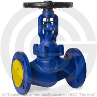 Клапан запорный чугунный фланцевый Ду-125 Ру-16 (Т<300°С) сильфонный Benarmo Клапан запорный чугунный фланцевый Ду-125 Ру-16 (Т<300°С) сильфонный Benarmo