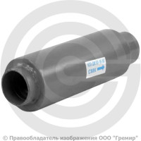 Компенсатор сильфонный осевой многослойный с кожухом с внутренним экраном Ду-15 Ру-16 L=285мм под приварку патрубки сталь КСО-ДМ СМК