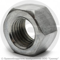 Гайка стальная оцинкованная М30 ГОСТ 5915-70