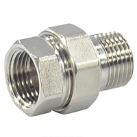 Американка (соединитель) латунная прямая ВР-НР (ВН-НАР) Ду-50 (2") SantechSystems Американка (соединитель) латунная прямая ВР-НР (ВН-НАР) Ду-50 (2") SantechSystems