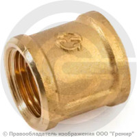 Муфта латунная ВР (ВН) Ду-4 (1/8") STOUT