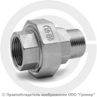 Американка нержавеющая AISI 304 НР-ВР (НАР-ВН) Ду-20 (3/4") Американка нержавеющая AISI 304 НР-ВР (НАР-ВН) Ду-20 (3/4")