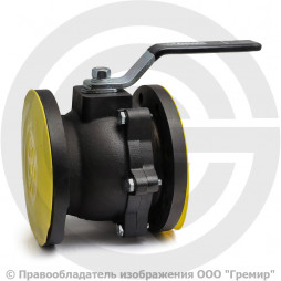 Кран чугунный фланцевый Ду-32 Ру-16 L=130мм полнопроходной Giacomini R740F