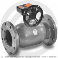 Кран стальной фланцевый с редуктором Ду-400 Ру-16 L=880мм LD КШ.Ц.Ф.Р. 400/305.016.Н/П