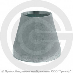 Переход 42,4х3,2-21,3х3,2 (Ду 32-15) оцинкованный концентрический исп.1 шовный