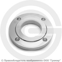 Фланец плоский нержавеющий 12х18н10т 1-80-16 ГОСТ 12820, Ру-16, Ду-80