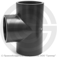 Тройник ПВХ клеевой серый переходной Дн 160-110 90гр Ру-10 напорный Aquaviva Тройник ПВХ клеевой серый переходной Дн 160-110 90гр Ру-10 напорный Aquaviva