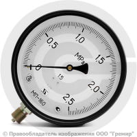 Манометр радиальный диаметр 160мм 0-25 кгс/см2 (0-2,5 МПа) М20х1,5 МП-160 Завод теплотехнических приборов Манометр радиальный диаметр 160мм 0-25 кгс/см2 (0-2,5 МПа) М20х1,5 МП-160 Завод теплотехнических приборов