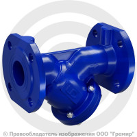 Фильтр сетчатый Y-образный чугунный фланцевый Ду-50 Ру-16 (Т<150°С) LD ФСФ.050.16 Фильтр сетчатый Y-образный чугунный фланцевый Ду-50 Ру-16 (Т<150°С) LD ФСФ.050.16