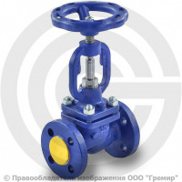 Клапан запорный стальной фланцевый Ду-25 Ру-40 (Т<400°С) сальниковый 215F Zetkama Клапан запорный стальной фланцевый Ду-25 Ру-40 (Т<400°С) сальниковый 215F Zetkama