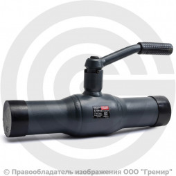 Кран стальной под приварку Ду-100 Ру-25 L=280мм Ридан Jip-R Premium WW