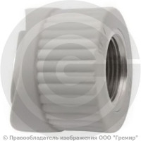 Седло вварное PP-R серое ВР (ВН) Дн 63-3/4" Wavin Ekoplastik Седло вварное PP-R серое ВР (ВН) Дн 63-3/4" Wavin Ekoplastik