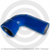 Колено раструб-гладкий конец УРГ Ду-200 Тайтон ВЧШГ с ЦПП цинк+AL ГОСТ ISO 2531-2012