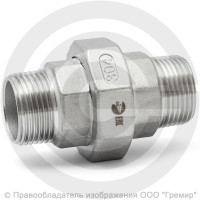 Американка нержавеющая AISI 304 НР (НАР) Ду-25 (1") Американка нержавеющая AISI 304 НР (НАР) Ду-25 (1")