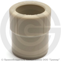 Муфта PP-RCT переходная серая внутренняя-наружная пайка Дн 40-20 Wavin Ekoplastik