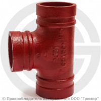 Тройник равносторонний под муфту грувлок Ду 50 (Дн 60) Ру-25 XGQT07