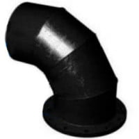 Колено (отвод) фланец-гладкий конец УФГ ВЧШГ с ЦПП Ду-500 Колено (отвод) фланец-гладкий конец УФГ ВЧШГ с ЦПП Ду-500