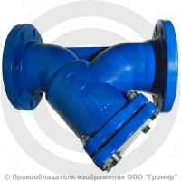 Фильтр сетчатый Y-образный чугунный фланцевый Ду-100 Ру-16 (Т<150°С) ЛМЗ ФСО Фильтр сетчатый Y-образный чугунный фланцевый Ду-100 Ру-16 (Т<150°С) ЛМЗ ФСО