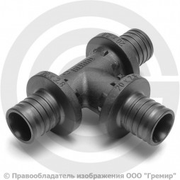 Тройник PPSU для PE-X труб Дн 25 RAUTITAN PX Rehau