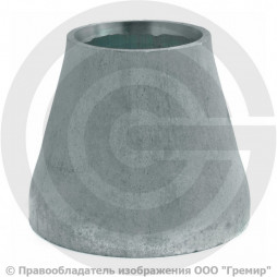 Переход 108х9-76х7 (Ду 100-65) оцинкованный концентрический ГОСТ 17378